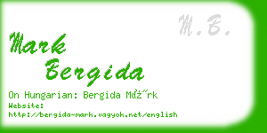 mark bergida business card